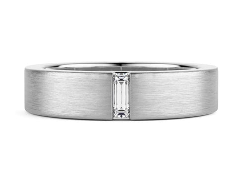 18K Rose Gold Tension-Bar Engagement Ring Mounting