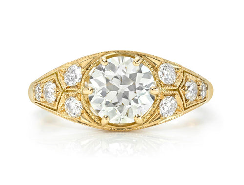 Old European Cut Vintage Diamond Ring