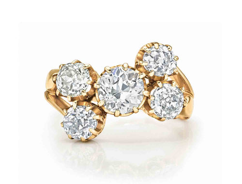 Antique Victorian Era Diamond Ring (circa 1890's)