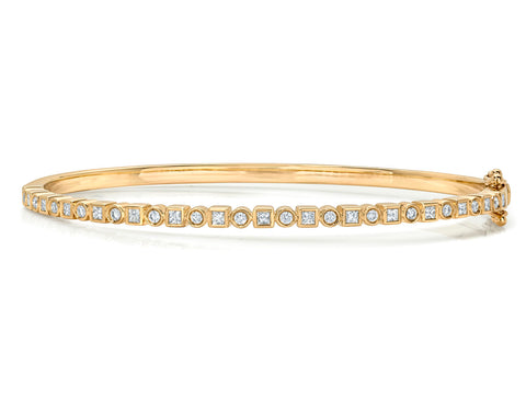 Vintage-Inspired Diamond "Gabby" Wedding Band