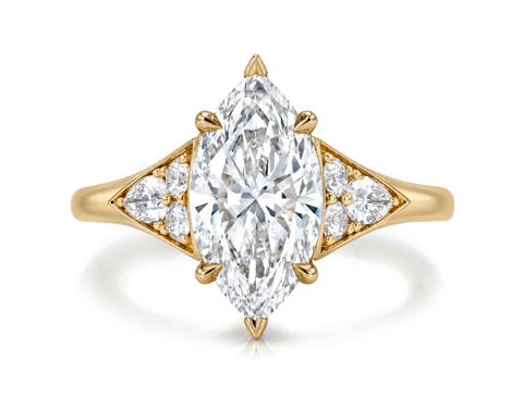 Vintage-Inspired Diamond "Gabby" Wedding Band
