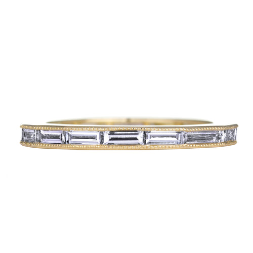 Silhouette Baguette Diamond Eternity Band