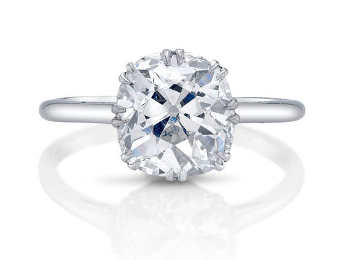Victorian Era Antique Diamond Engagement Ring (circa 1900)