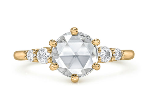 Vintage-Inspired Diamond "Gabby" Wedding Band